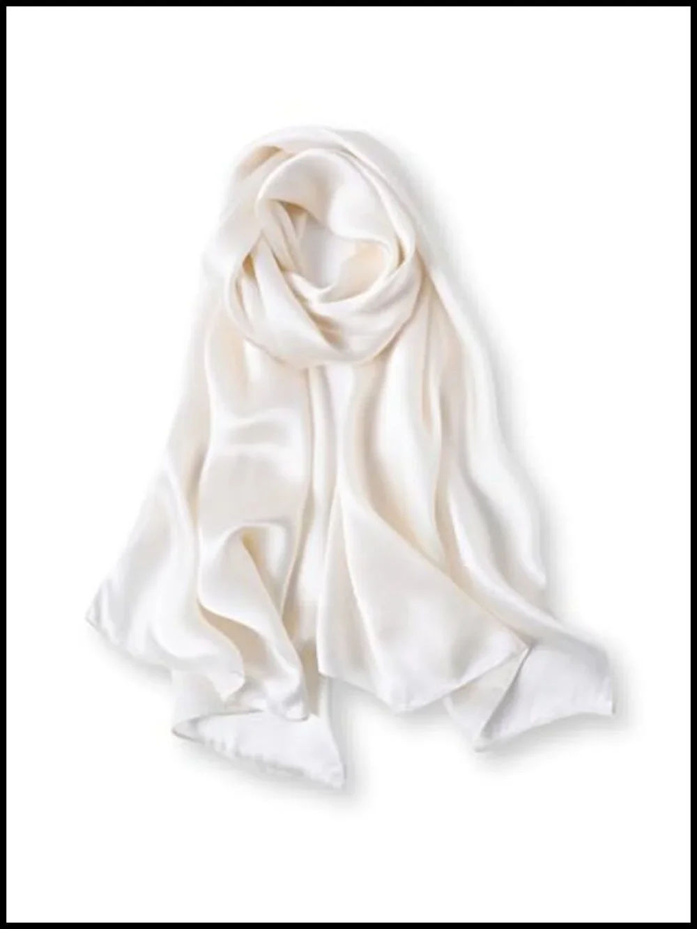 100% Mulberry Silk Long Scarf Wrap Large Oblong Shawl Sun Protection